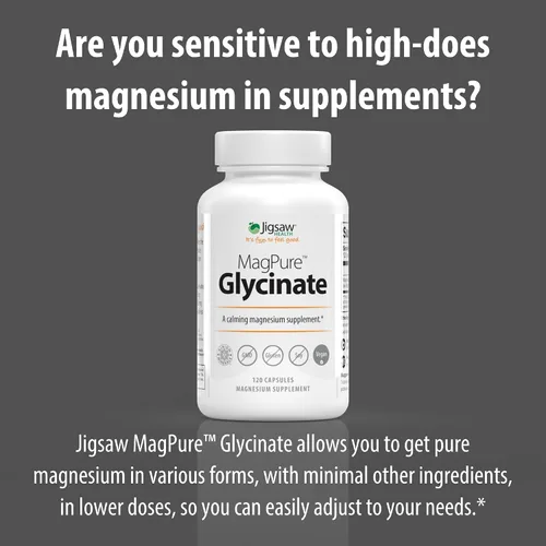 Miniatura 4 de Jigsaw Health MagPure Glycinate, cápsulas de magnesio premium, 120 cápsulas