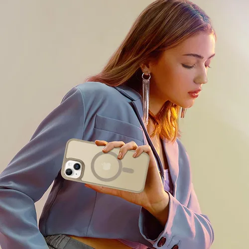 Miniatura 9 de BENTOBEN Funda magnética para iPhone 14 Plus, compatible con MagSafe, translúcida mate, esmerilada, delgada, ligera, a prueba de golpes