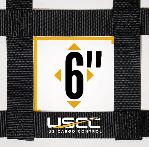 Miniatura 8 de US Cargo Control Redes de carga para cama de camioneta 4.2 pies x 3.5 pies (paquete de 2), redes de carga ajustables para camiones con ganchos en S