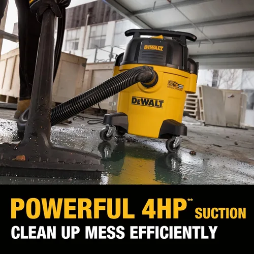 Miniatura 3 de DEWALT Stealthsonic Aspiradora de taller húmeda y seca, 5 galones, 4 HP, aspiradora ultra silenciosa con kit de accesorios completo y 6 bolsas