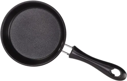 Miniatura 9 de HERCHR Mini sartén antiadherente para huevos de 5 pulgadas, sartén pequeña antiadherente para freír huevos pequeños, color rosa