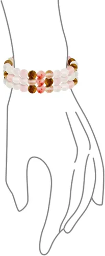 Miniatura 37 de Bling Jewelry Juego de 3 pulseras elásticas unisex apilables con cuentas redondas de 0.315 pulgadas para mujeres, adolescentes y hombres, multihebra