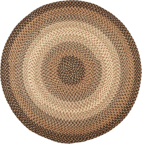 Miniatura 33 de Rhody Rug Easy Living EL33 Taupetone - Alfombra ovalada trenzada de 4 x 6 pies, decoración del hogar, tapete para piso o dormitorio, de fácil