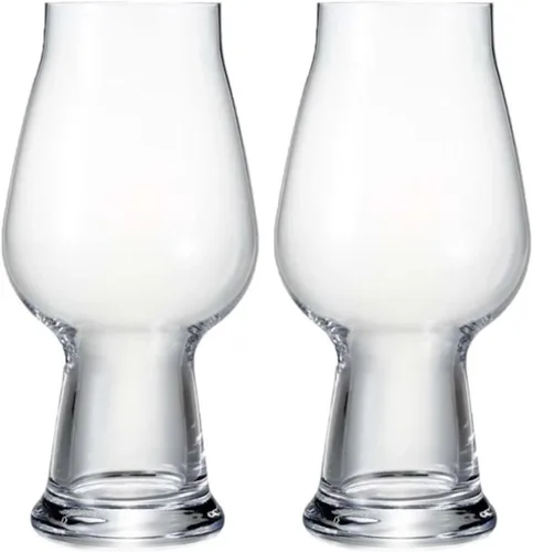 Miniatura 12 de Luigi Bormioli Birrateque - Vasos de cerveza de sidra de 17 onzas (juego de 2) – Vasos de cerveza artesanales para sidra, sidra dura, sidra