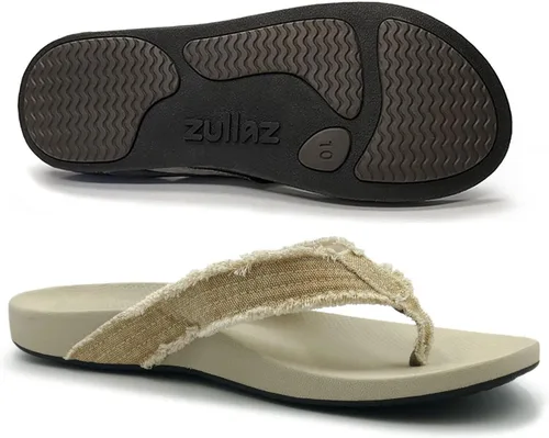 Miniatura 4 de Chanclas ortopédicas de playa para hombre, elegantes y cómodas sandalias ortopédicas con soporte biomecánico para el arco - Suela de goma duradera