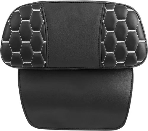 Miniatura 22 de Asiento de conductor, pasajero y piloto - SLMOTO Asiento de motocicleta de una pieza para 2 personas, compatible con Harley Touring Road King CVO