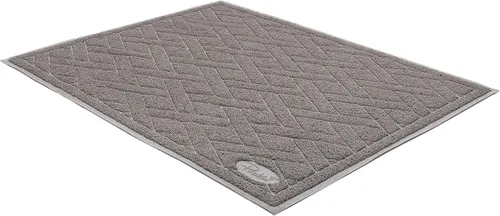 Miniatura 6 de Pawkin Tapete de arena para gatos, Jumbo XXL, 4 x 3 pies, se adapta a dos cajas de arena o cobertura adicional para una caja, gris