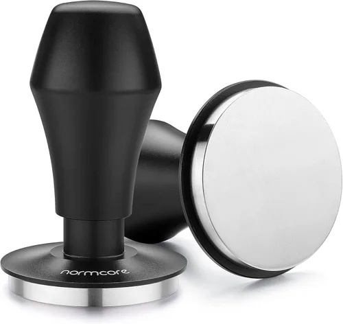 Miniatura 9 de Normcore Tamper de café con resorte de 1.791 in V4 para Flair Pro, Pro 2, base plana de acero inoxidable 304, mango ergonómico de aluminio