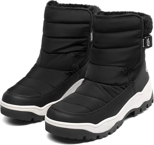 Miniatura 2 de DREAM PAIRS Botas de nieve de invierno para mujer, impermeables, aisladas, cálidas y cómodas, de piel sintética, botas cortas de moda