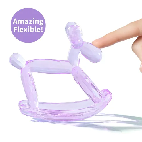 Miniatura 8 de Mordedor de Bebé Miraloop de Cristal en Gelatina – Juguete de Alivio de Dentición Jellydog para Bebés de 3-6 Meses, Mordedor de Mano de Silicona