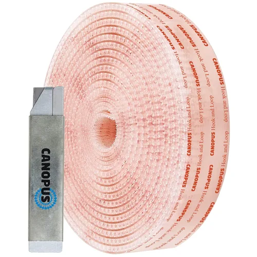Miniatura 3 de CANOPUS Cinta de velcro con adhesivo (½ pulgadas x 6 pies), cierre resellable resistente SJ3560, cinta de montaje para colgar marcos de fotos