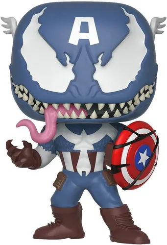 Miniatura 2 de Funko POP Marvel Venom - Venom Capitán América, Multi