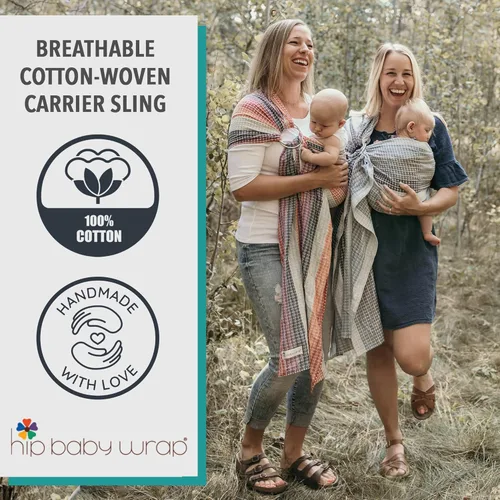 Miniatura 4 de Transportador de bebé con eslinga anillo soporte para cadera para bebés y niños pequeños, Rocky Mountain