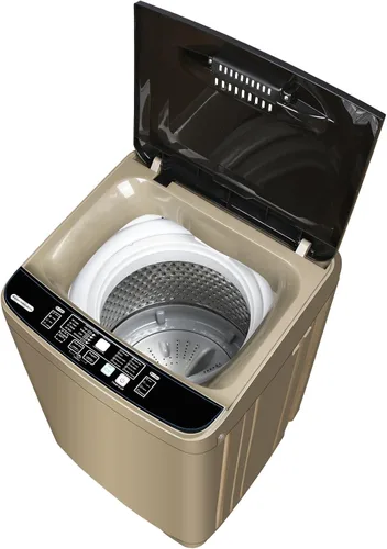 Miniatura 7 de Lavadora completamente automática con pantalla LED, 10 programas y 8 selecciones de niveles de agua, lavadora de lavandería compacta portátil