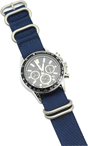 Miniatura 21 de ArtStyle Correa de reloj con correa de nailon de calidad de 0.069 pulgadas de grosor y hebilla cepillada resistente