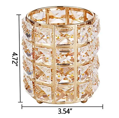 Miniatura 3 de Organizador de brochas de maquillaje de cristal, brochas de peine para cejas, bolígrafo, recipiente, organizador de almacenamiento de cosméticos