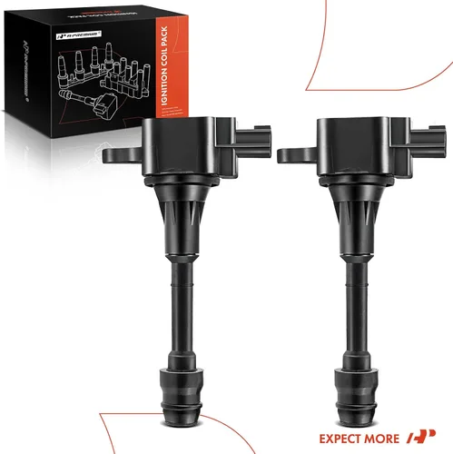 Miniatura 8 de A-Premium Paquete de bobinas de encendido de motor compatibles con Nissan Sentra Altima 2002-2006 X-Trail 2002-2007 2010-2013 I4 2.5L Juego de 2