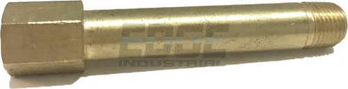 Latón 1/8" largo extensión adaptador, 3.0 in largo, D.O.T. aprobado (cantidad 01)