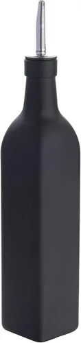 Restaurantware RW Base Dispensador de aceite de oliva de 16.9 onzas, 1 botella dispensadora de aceite de cocina, con vertedor de acero inoxidable