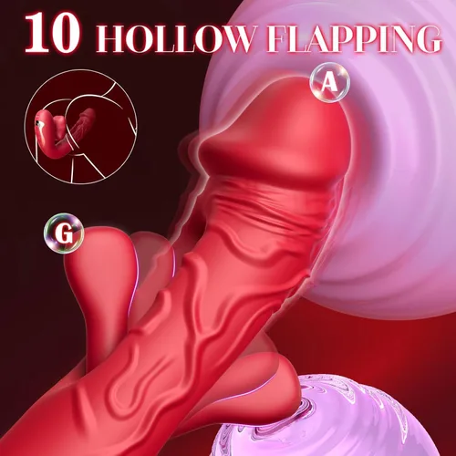 Miniatura 4 de Vibrador de punto G juguetes sexuales para mujeres - Juguetes sexuales para mujeres adultas con 10 modos de aleteo, vibración y lamido, juguete