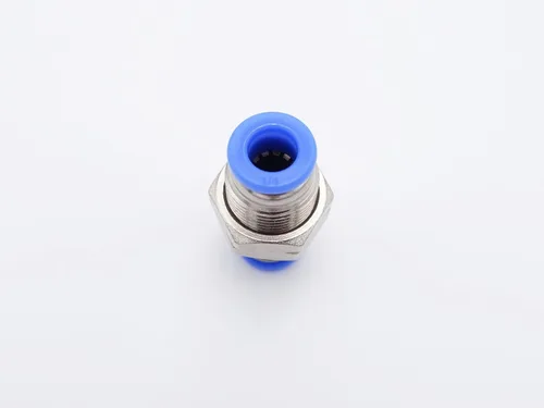 Miniatura 5 de Empuje para conectar, tubo de 1/4 "OD, conector bidireccional de unión de mamparo de aire neumático de agua (paquete de 4)
