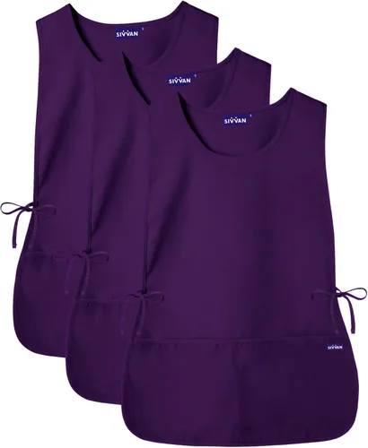 Miniatura 17 de Sivvan Delantal unisex - Delantal Cobbler Paquete de 3 Lavanda