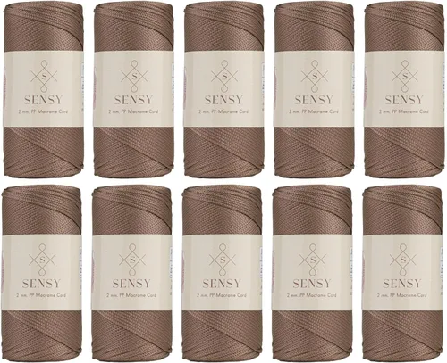 Miniatura 156 de Sensy Premium Cuerda de Poliéster de 2mm 251 Yardas Cuerda de Polipropileno 100% Cordón de Macramé 2mm Cordón para Bolsa de Ganchillo Cuerda