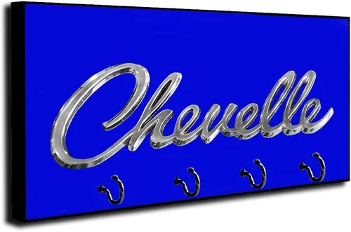 Miniatura 7 de Brotherhood Compatible con el emblema Chevelle de diseño negro para llaves, organizador de montaje en pared, soporte para llaves del hogar, anillo