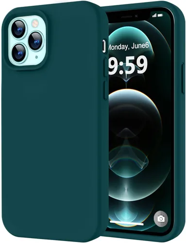 Miniatura 113 de LOVE 3000 Compatible con Funda para iPhone 15, [Cámara de Cobertura Completa de Silicona Suave] [Protección contra Caídas de 8 pies], Forro de Negro