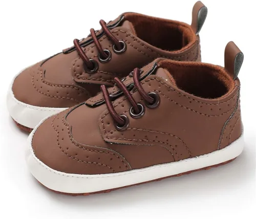 Miniatura 15 de COSANKIM Zapatos deportivos para bebé niño y niña, zapatos de tobillo altos, antideslizantes, suela suave, zapatos de cuna para niños pequeños