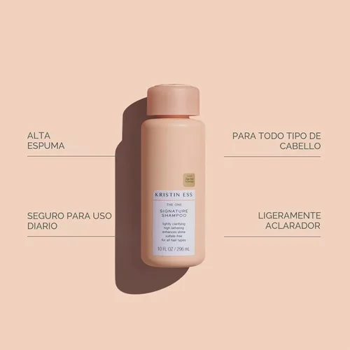 Miniatura 4 de Kristin Ess Hair Signature Salon - Juego de champú y acondicionador sin sulfatos para hidratación, anti-frizz + brillo - Seguro para cabello teñido