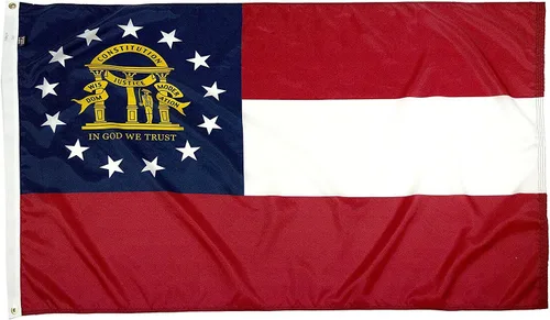 Miniatura 27 de FlagSource Bandera del estado de nailon de Iowa, fabricada en los Estados Unidos, 4 x 6 pies Iowa 4x6