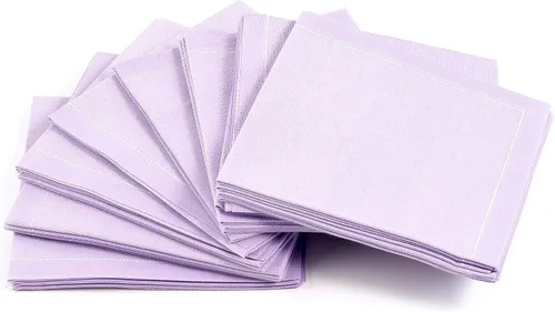 Miniatura 8 de Five Star Napkins Servilletas plegables de algodón para cóctel, bebidas, postres, bares, fiestas, eventos, vacaciones, bodas, fiestas, 8 x 8 Azul