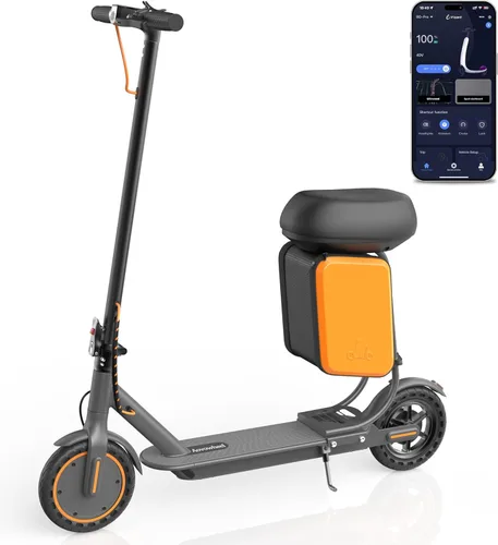 Miniatura 13 de Aovowheel Electric Scooter for Adults, Folding E Scooter with 350W/500W Motor 16/24 Mph Top Speed, Max 19-23 Miles Long Range, 8.5''/10''/14''Tires