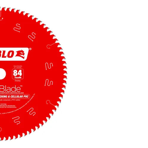 Miniatura 2 de Diablo TrexBlade - Hoja de sierra para compuestos y plástico, diámetro de 12 pulgadas, 84 dientes MTCG, eje de 1 pulgada, corte de .102 pulgadas