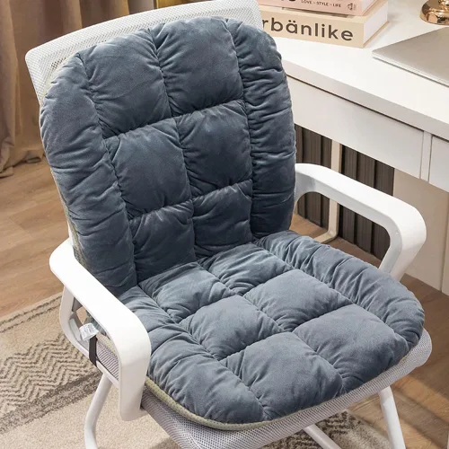 Miniatura 11 de Cojín para Silla de Escritorio Antideslizante Cojín de Asiento Mecedora Almohadilla para Silla de Oficina Cojín de Asiento de Dormitorio con Soporte