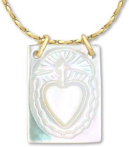 Miniatura 14 de Collar con Escapulario Católico - Escapulario de la Virgen del Carmen - Colgante de la Virgen María - Joyería de Escapularios Católicos