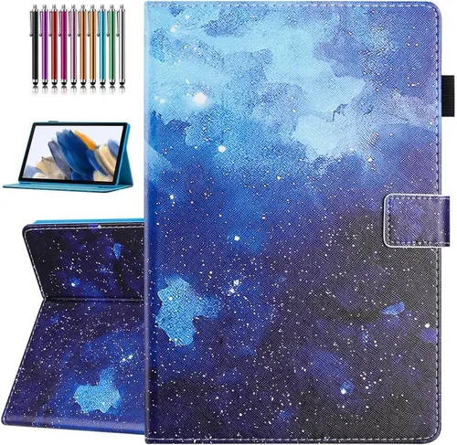 Miniatura 15 de Funda para Samsung Galaxy Tab A8 de 10.5 pulgadas modelo 2022 (SM-X200/X205/X207), función de encendido y apagado automático, cubierta plegable