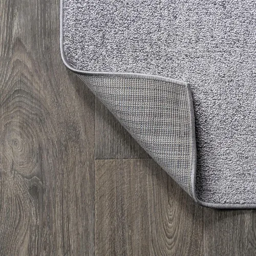 Miniatura 7 de JONATHAN Y Haze - Alfombra sólida de pelo bajo gris para interiores, 5 x 8 pies, estilo costero, bohemio, minimalista, clásica, fácil de limpiar