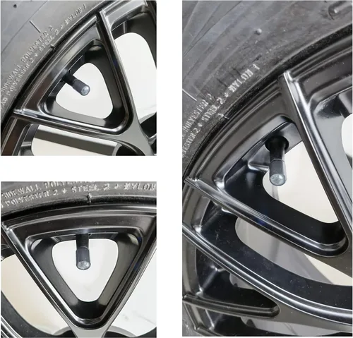 Miniatura 4 de JUSTTOP 4 tapones para válvulas de neumáticos de automóvil, cubierta de tapas de aire, universales para automóviles, SUV, bicicletas, camiones