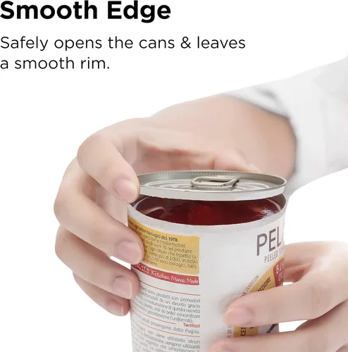 Miniatura 6 de Kitchen Mama Auto 2.0 Abridor de latas eléctrico: la cuchilla abre casi cualquier lata de pop o refresco - Automático, manos libres, seguro, borde