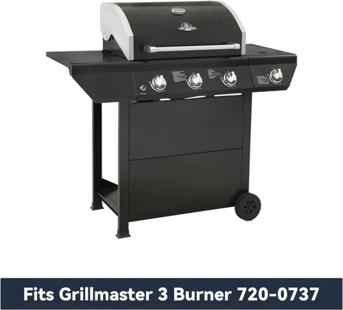 Miniatura 5 de Hongso Quemador universal de acero inoxidable de 15" x 1" para Grill Master 3 Burner 720-0737 720-0697, Kenmore 146.16133110 146.16132110, Uberhaus