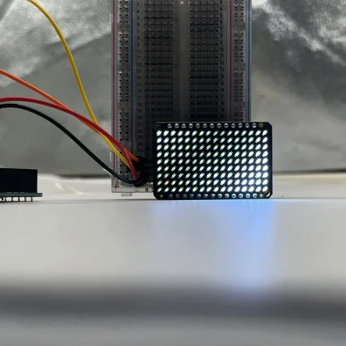 Miniatura 4 de Treedix PWM LED Matrix Driver IS31FL3731 y 9x16 Grid LEDs para Arduino DIY Kits (blanco)