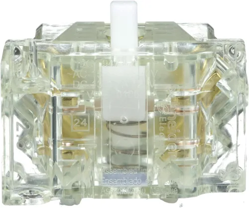 Miniatura 6 de Schneider Electric Bloque de contacto para maquinaria industrial, se adapta a recortes de 1.181 in de diámetro, retorno de resorte, 1NO y 1NC
