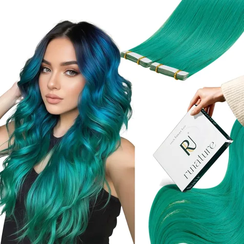 Miniatura 27 de RUNATURE Extensiones de cabello humano con punta en I Tip de 18 pulgadas, extensiones de cabello natural Remy para mujer, extensiones de cabello