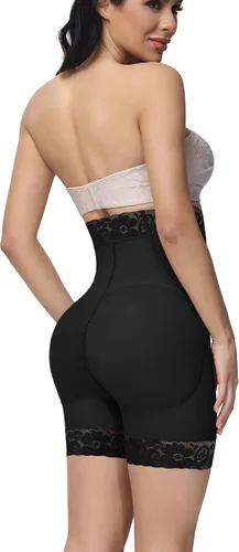 Miniatura 2 de SHAPSHE Pantalones cortos moldeadores para levantamiento de glúteos, pantalones cortos de control de abdomen, fajas colombianas, ropa