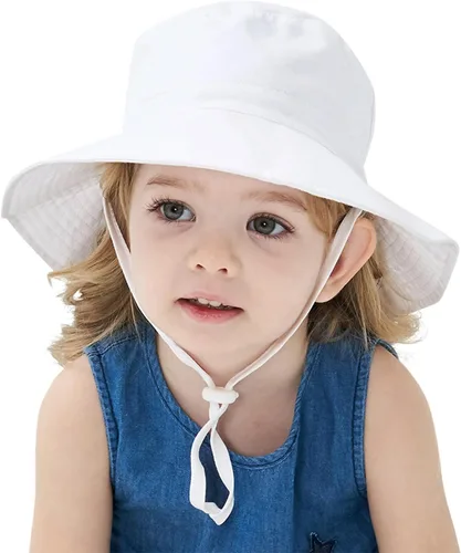 Miniatura 5 de Sombrero de sol para bebé, gorra ajustable para playa, verano, UPF 50+ para bebé, niña y niño
