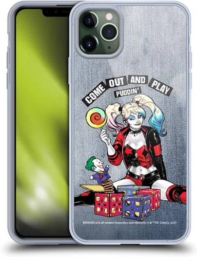 Miniatura 34 de Head Case Designs Funda de gel suave con licencia oficial de Batman DC Comics Love Hate Joker Harley Quinn Graphics [protección de grado militar]
