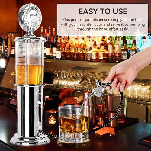 Miniatura 5 de Mini dispensador de alcohol de 1000 cc, dispensador de cerveza de una sola pistola, bomba de fiesta de barril para jugo de cerveza, bomba de picnic