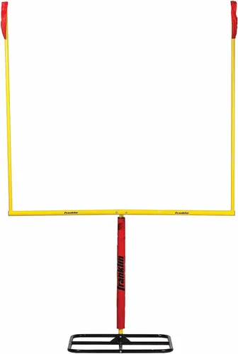 Franklin Sports - Poste de portería de fútbol americano de acero auténtico de 8.5' x 5.5' - Poste para niños - Juego de postes de portería de fútbol